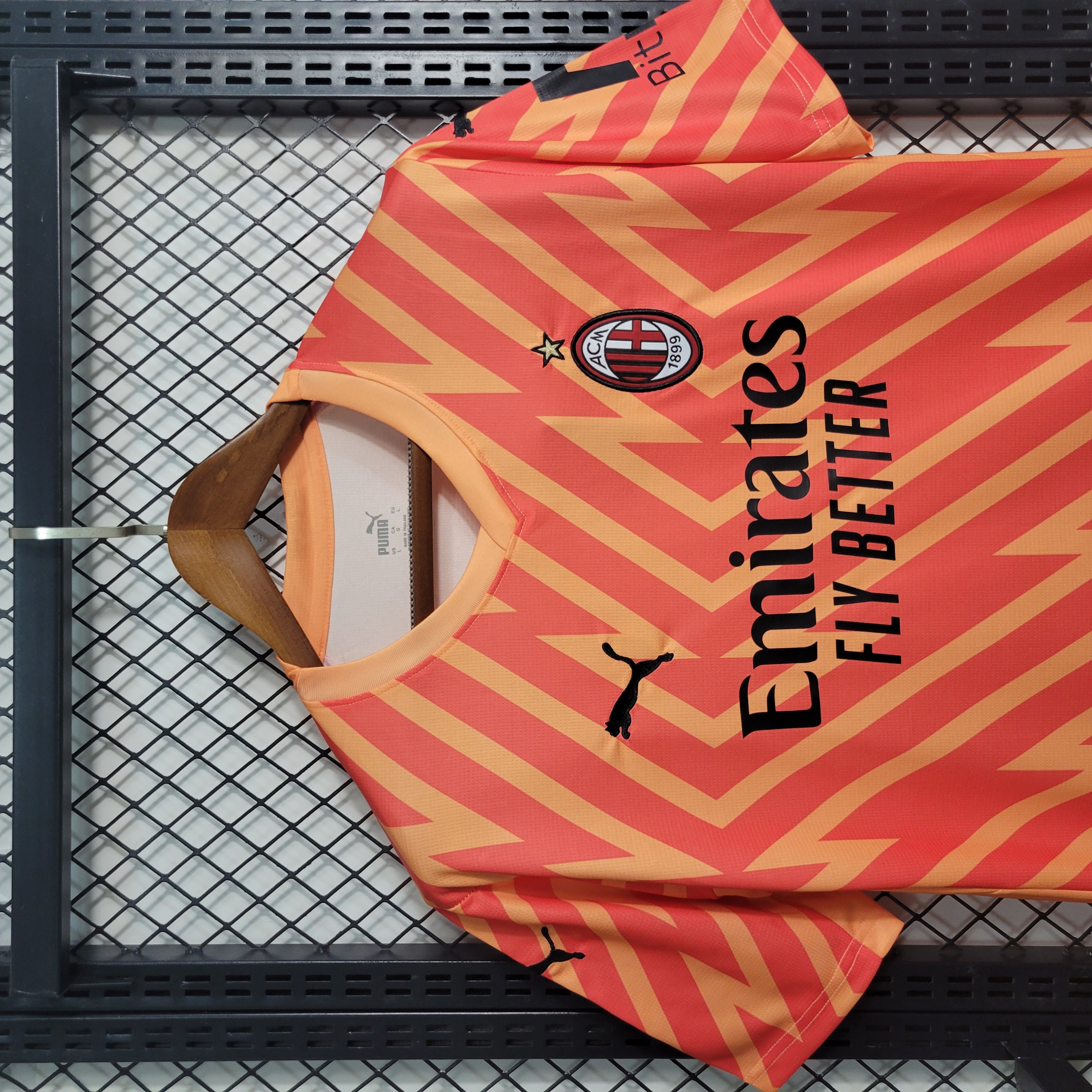 AC Milan 23-24 Orange Goalkeeper Jersey - Fans Version