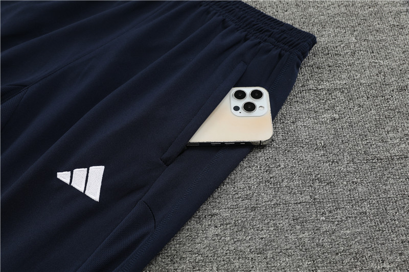 Real Madrid 23-24 Kids Long Sleeve Training Set Royal Blue