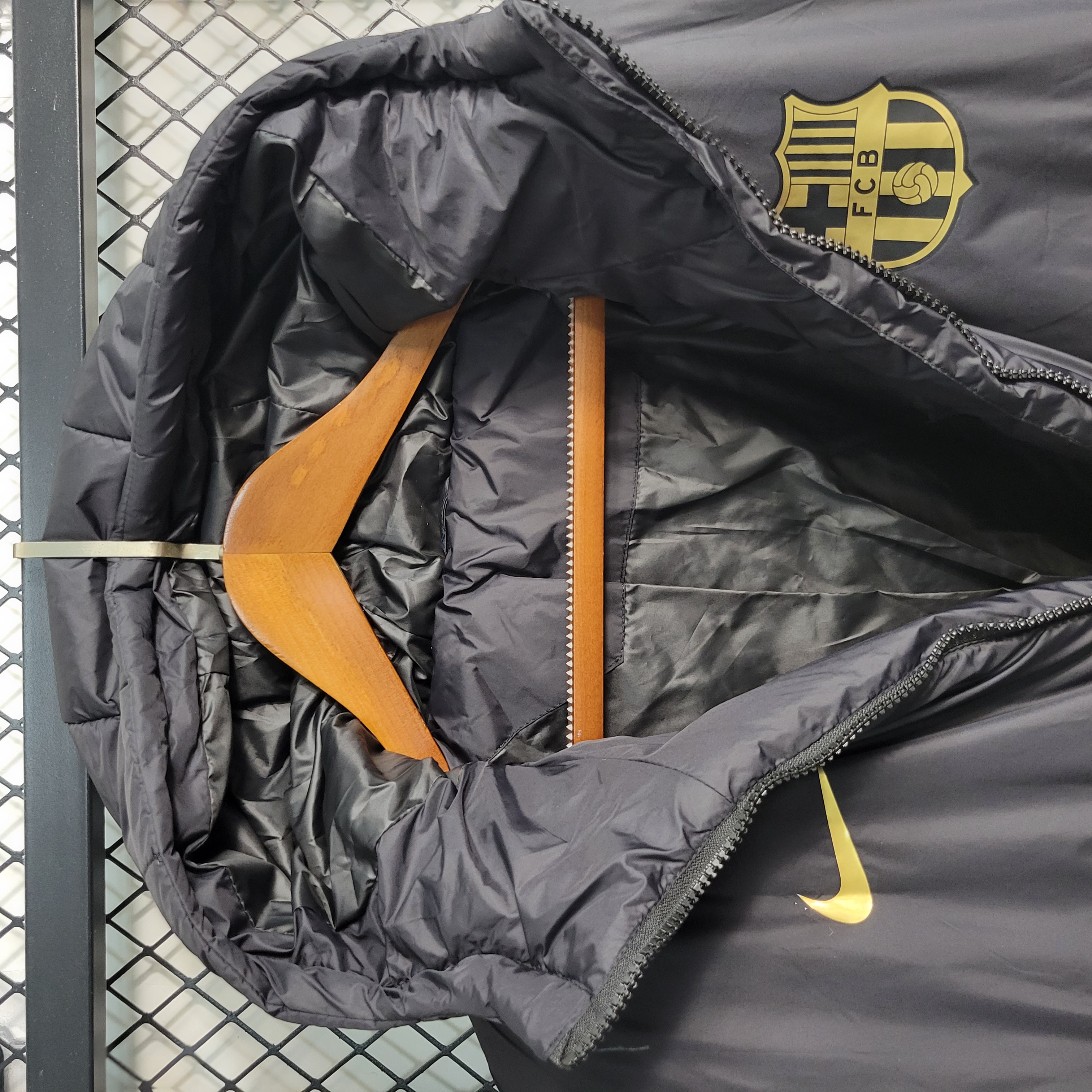 B.A.R.S.A 23-24 Men's Hooded Thermal Cotton Jacket - Black