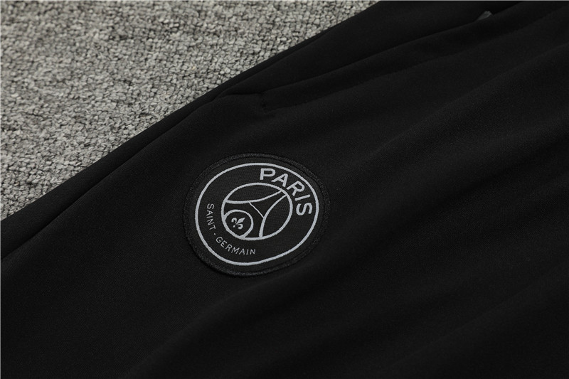 Paris Saint-Germain PSG 23-24 Kids Long Sleeve Training Set Gray Black