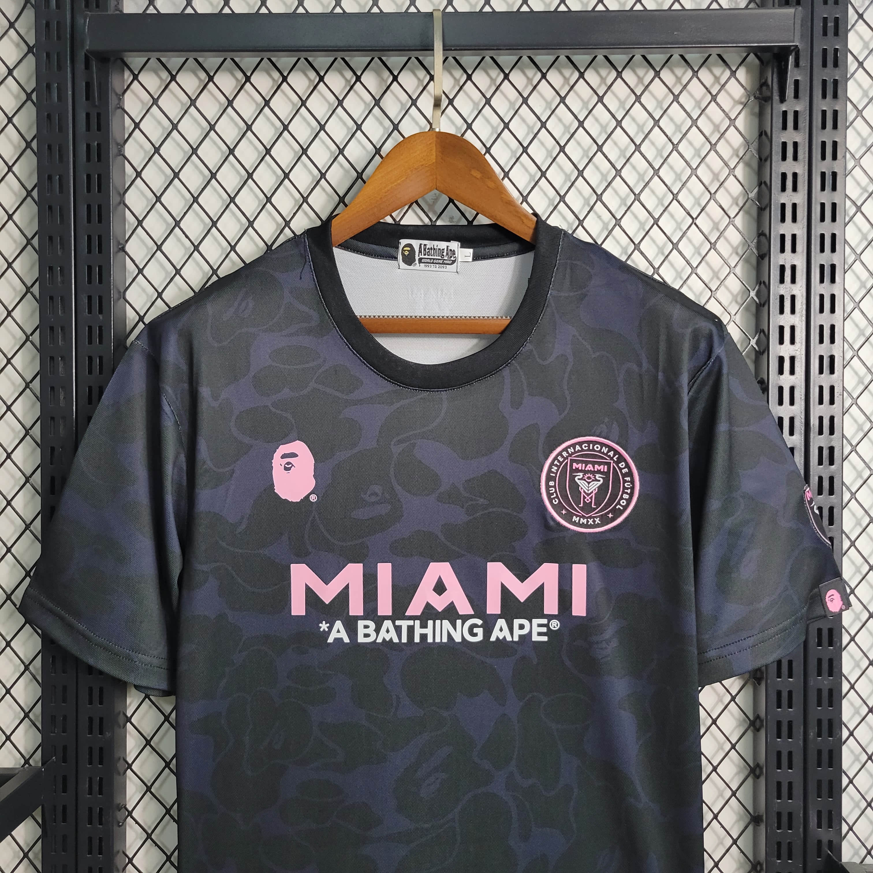 INT M.A.M x A.P.E 23-24 Black Special Edition Jersey - Fans Version