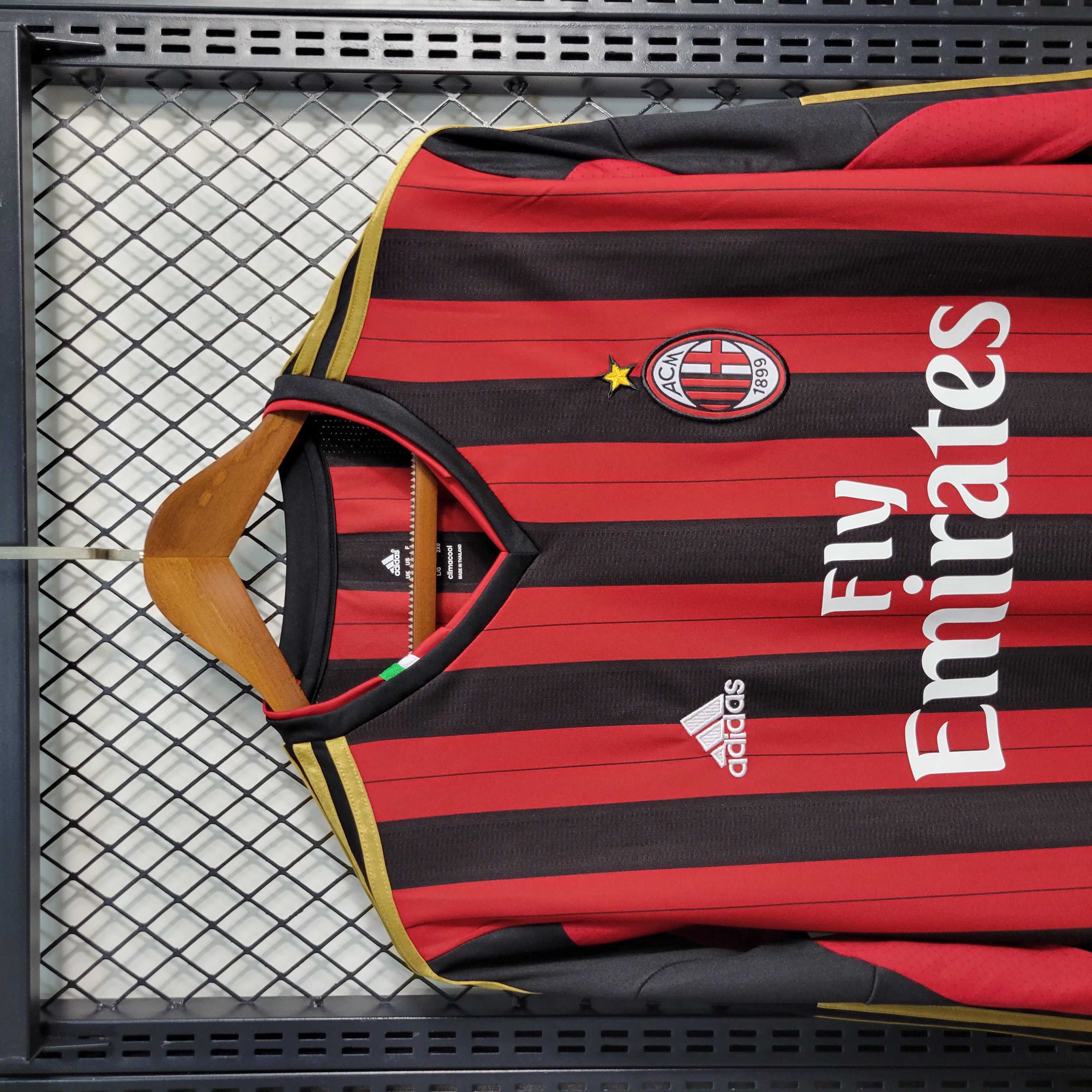 Retro AC Milan 13-14 Home Stadium Long Sleeve Jersey