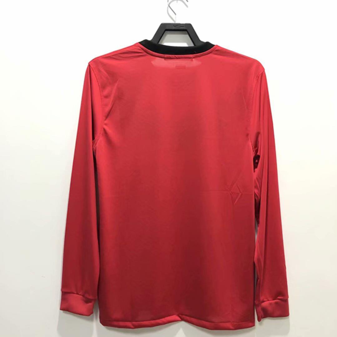 Manchester United Retro 09-10 Home Long Sleeve Jersey