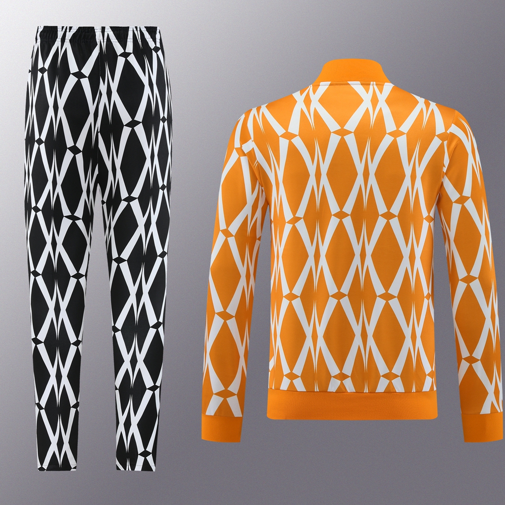 Cote d'Ivoire 23-24 Jacket Training Tracksuit - Orange & Black