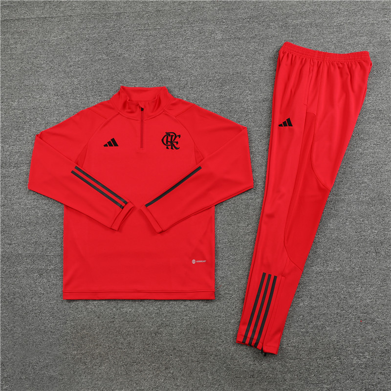 Flamengo 23-24 Long Sleeve Training Set -Red