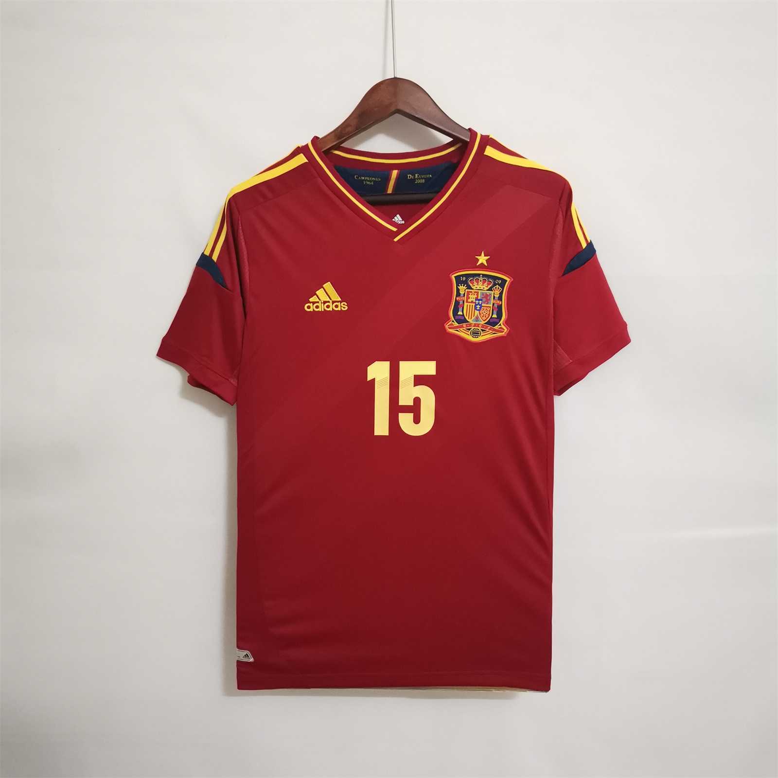 Retro Spain 2012 Home Stadium Jersey