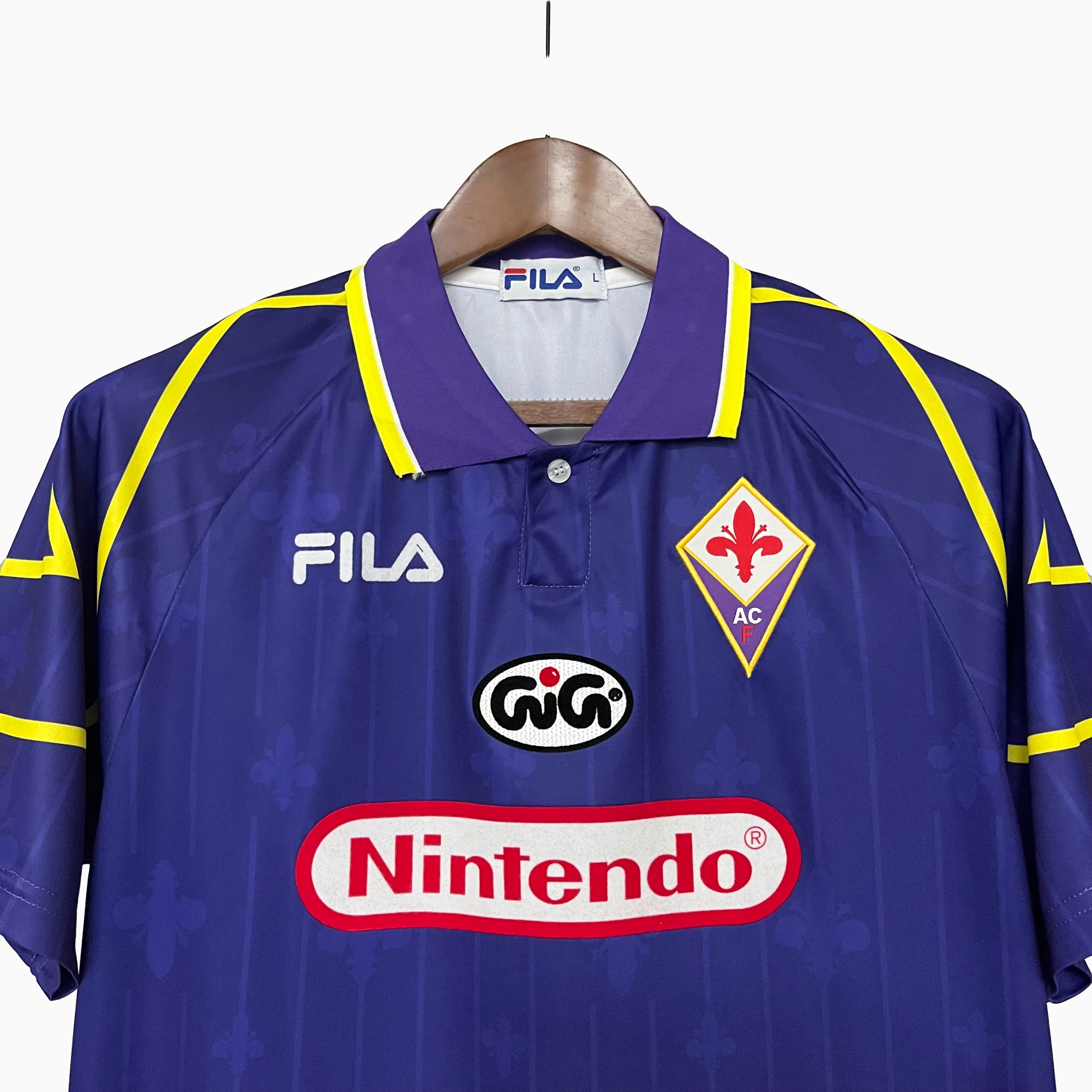 Retro Fiorentina 1997-98 Home Stadium Jersey