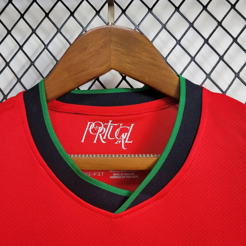 Portugal 2024 Home Stadium Kids Kit