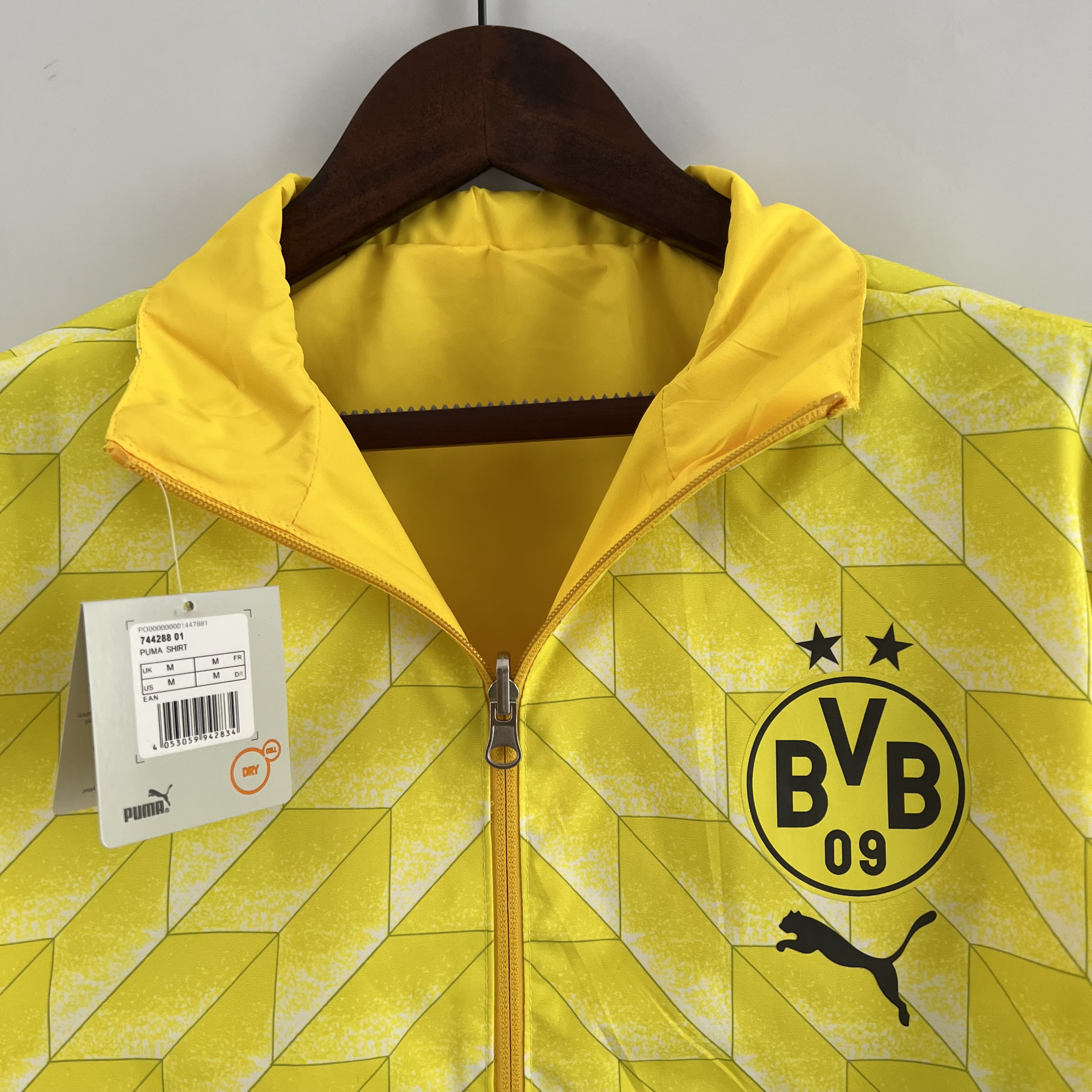 Dortmund 23-24 Double Sided Windbreaker - Yellow