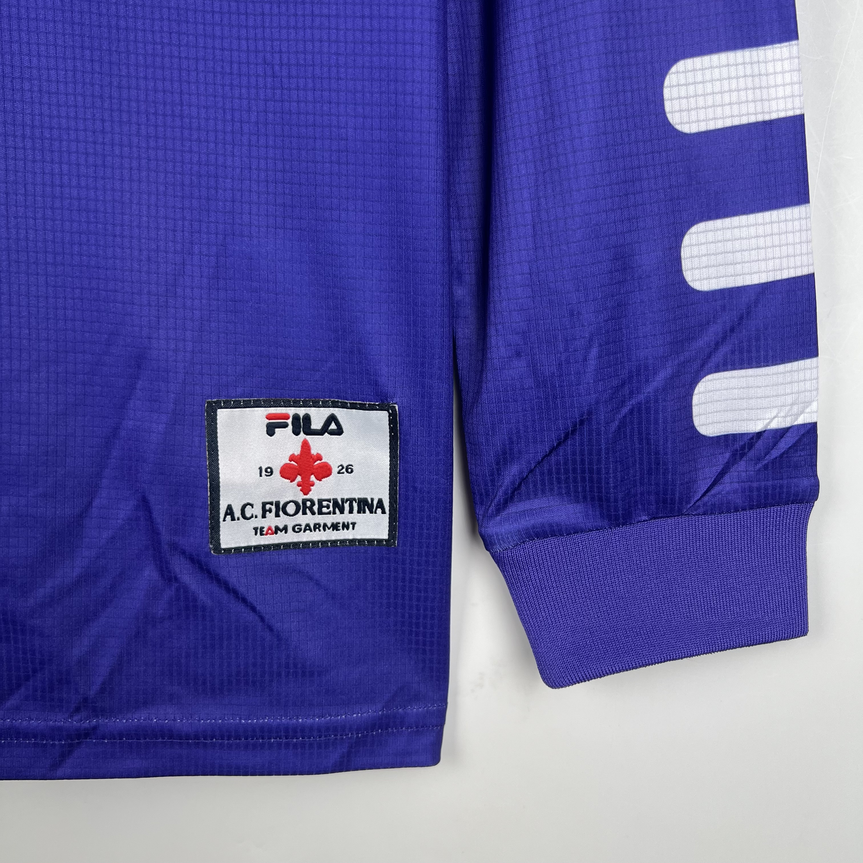 Retro Fiorentina 1998 Home Stadium Long Sleeve Jersey