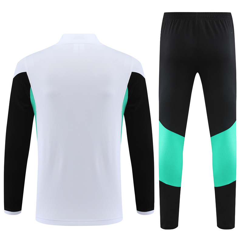 Manchester United 23-24 Kids Long Sleeve Training Set White