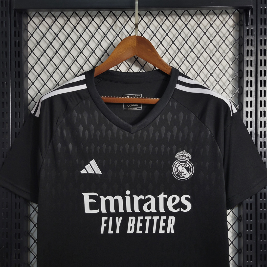 Real Madrid 23-24 Black Goalkeeper Jersey - Fans Version