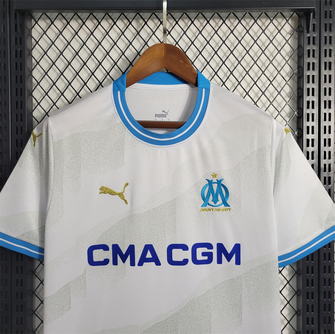 Marseille 23-24 Home Stadium Jersey - Fans Version