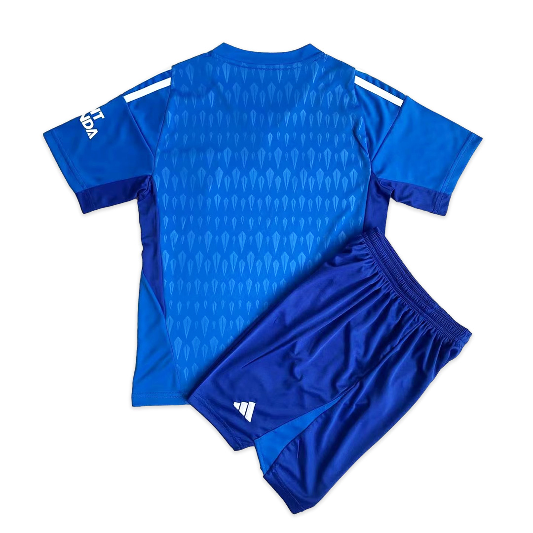 Arsenal 23-24 Blue Goalkeeper Kids Kit
