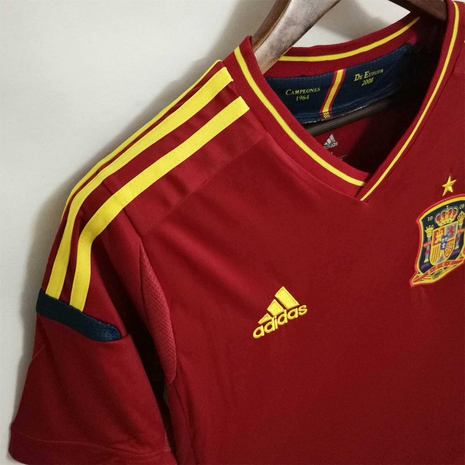 Retro Spain 2012 Home Stadium Jersey